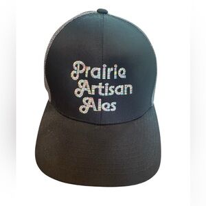 Prairie Artisan Ales Black Trucker Hat